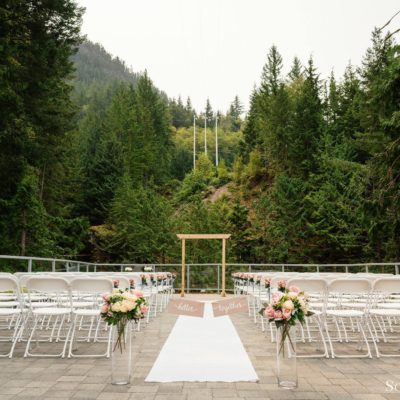 so wedding waterfall aisle